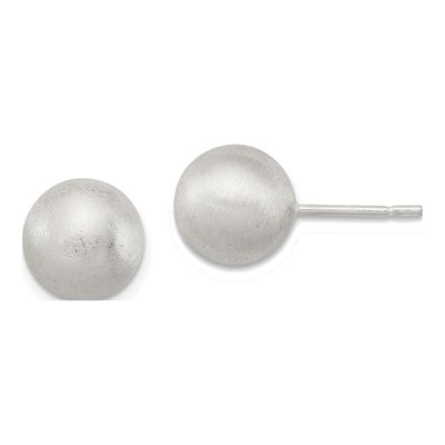 Sterling Silver Laser-Cut Stud Earrings