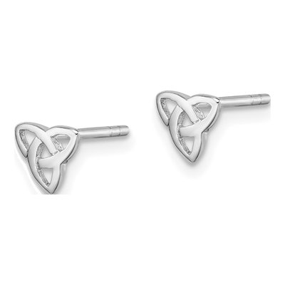 Sterling Silver Celtic Knot Stud Earrings – view 3