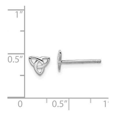 Sterling Silver Celtic Knot Stud Earrings – view 5