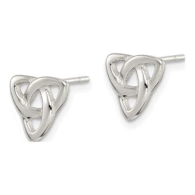 Sterling Silver Celtic Knot Stud Earrings – view 3