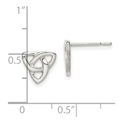 Sterling Silver Celtic Knot Stud Earrings – view 5