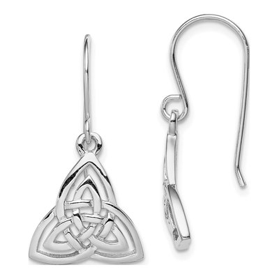 Sterling Silver Celtic Knot Dangle Earrings