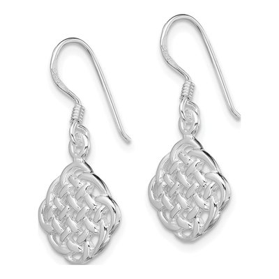 Sterling Silver Celtic Dangle Earrings – view 3