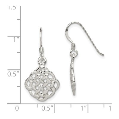 Sterling Silver Celtic Dangle Earrings – view 7