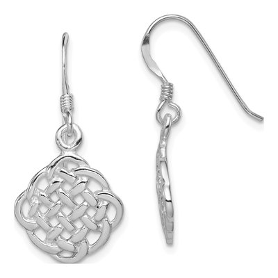 Sterling Silver Celtic Dangle Earrings