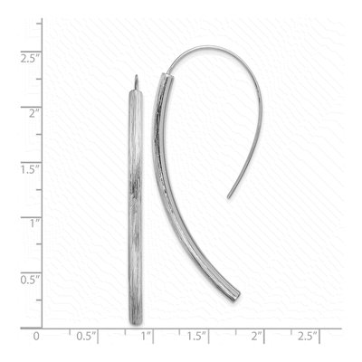 Sterling Silver Bar Threader Earrings – view 5