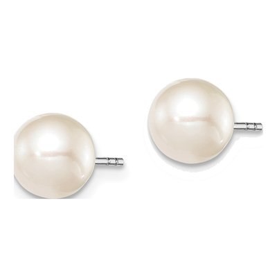Sterling Silver Freshwater Pearl Post Earrings – view 3