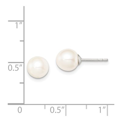 Sterling Silver Freshwater Pearl Post Earrings – view 5