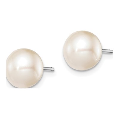 Sterling Silver Freshwater Pearl Post Earrings – view 3