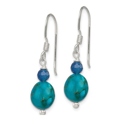 Sterling Silver Agate Dangle Earrings – view 3