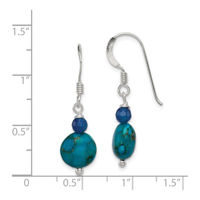 Sterling Silver Agate Dangle Earrings – view 5