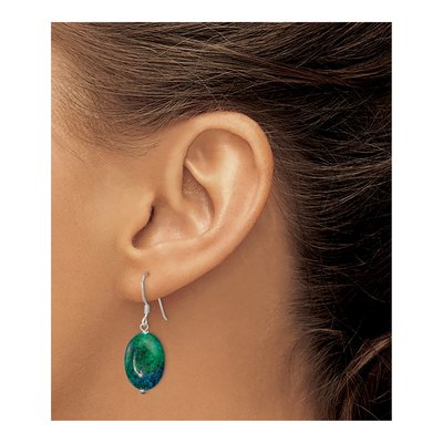 Sterling Silver Serpentine Dangle Earrings – view 3