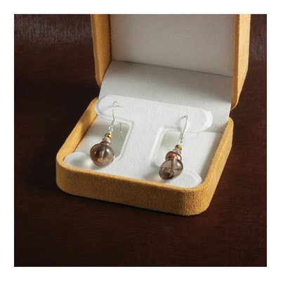 Sterling Silver Brown Freshwater Cultured Pearl & Smoky Quartz Dangle Earrings – view 6