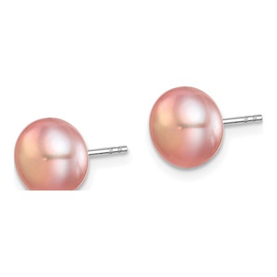 Sterling Silver Freshwater Pearl Earring Set of 3 – view 3