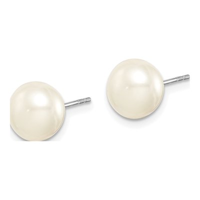 5-Pair Freshwater Pearl Button Post Earring Set – view 3
