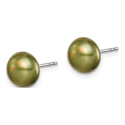 Sterling Silver Multi-Color Pearl Earring Set of 7 – view 8
