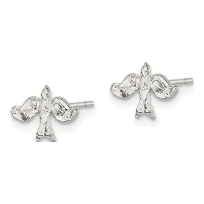 Sterling Silver Dove Mini Stud Earrings – view 3