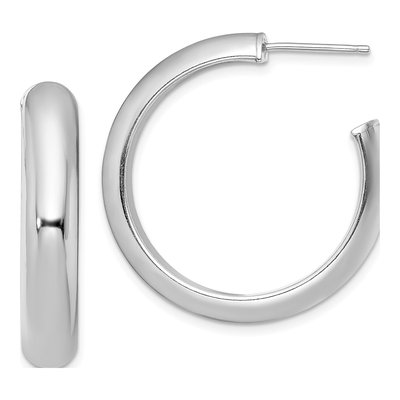 Sterling Silver 31mm Hoop Earrings