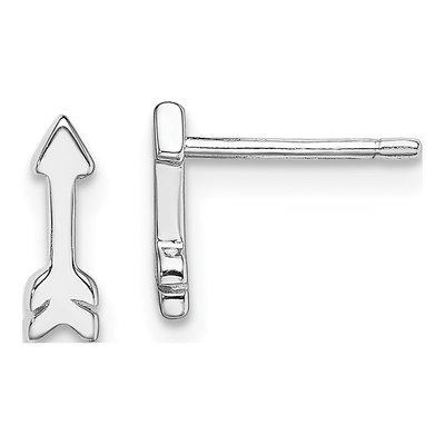 Sterling Silver Arrow Stud Earrings