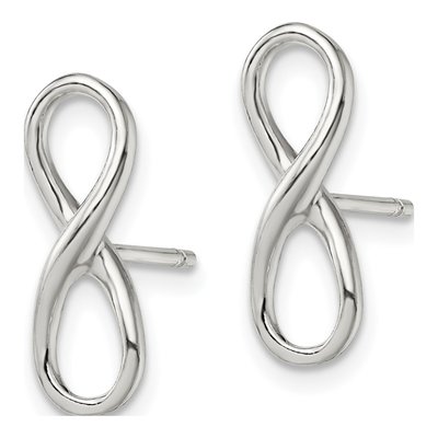 Sterling Silver Infinity Knot Dangle Earrings – view 3