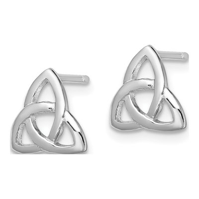 Sterling Silver Celtic Knot Stud Earrings – view 3