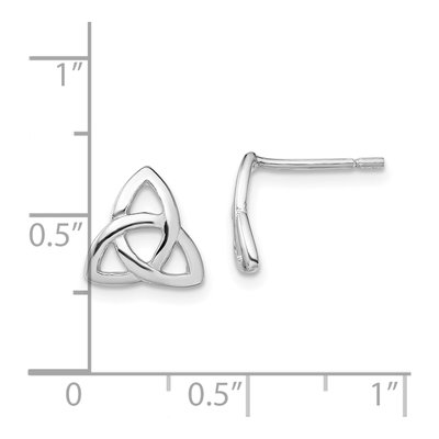Sterling Silver Celtic Knot Stud Earrings – view 5