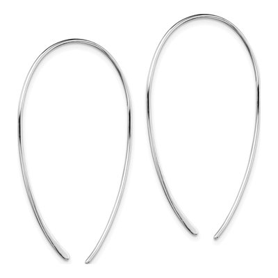 Sterling Silver Threader Earrings – view 3