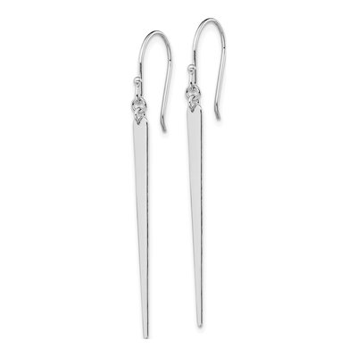 Sterling Silver Spike Dangle Earrings – view 3