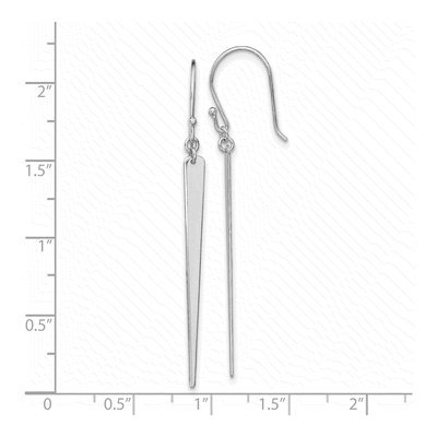 Sterling Silver Spike Dangle Earrings – view 5