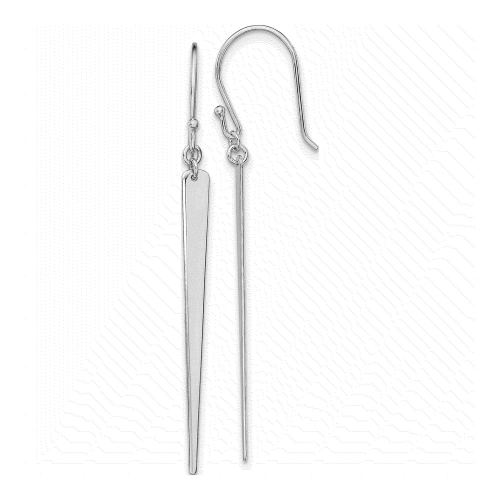 Sterling Silver Spike Dangle Earrings