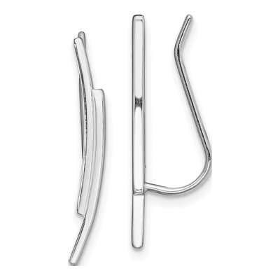 Sterling Silver Ear Climber Threader Earrings