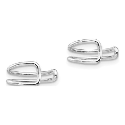 Sterling Silver 11mm Cuff Ear Cuff – view 3