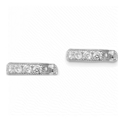 Sterling Silver 11mm CZ Ear Cuff Ear Cuff – view 3