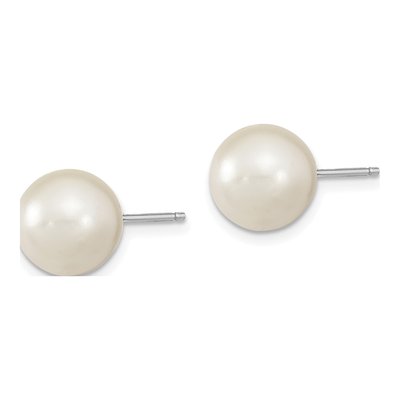 Sterling Silver Imitation Shell Pearl Earring Set of 3 – view 4