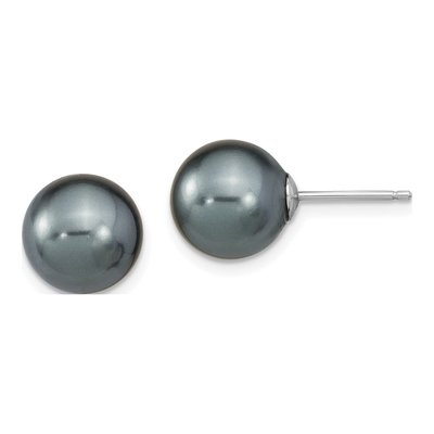 Sterling Silver Imitation Shell Pearl Earring Set of 3 – view 7