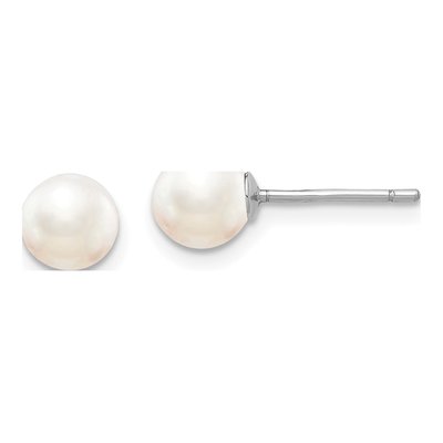 Sterling Silver Mother of Pearl & Crystal Earring Set – view 4