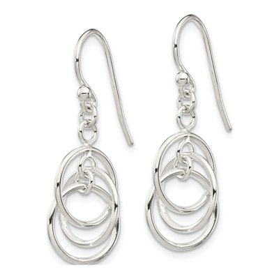 Sterling Silver Dangle Earrings – view 3