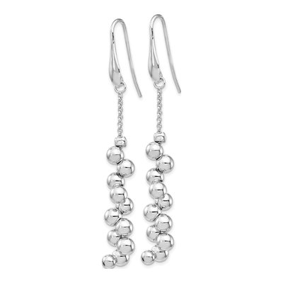Sterling Silver Offset Dangle Earrings – view 2