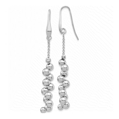 Sterling Silver Offset Dangle Earrings