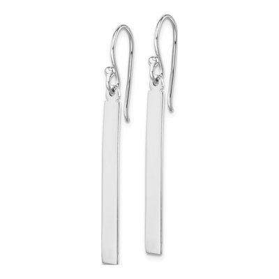 Sterling Silver Bar Dangle Earrings – view 3