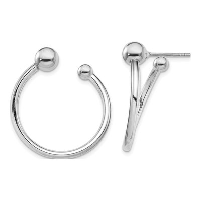 Sterling Silver 27mm Hoop Earrings