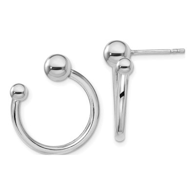 Sterling Silver 22mm Hoop Earrings