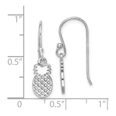 Sterling Silver Pineapple Dangle Earrings – view 5