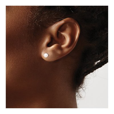 Girls' Sterling Silver Freshwater Pearl Earring Set – view 3