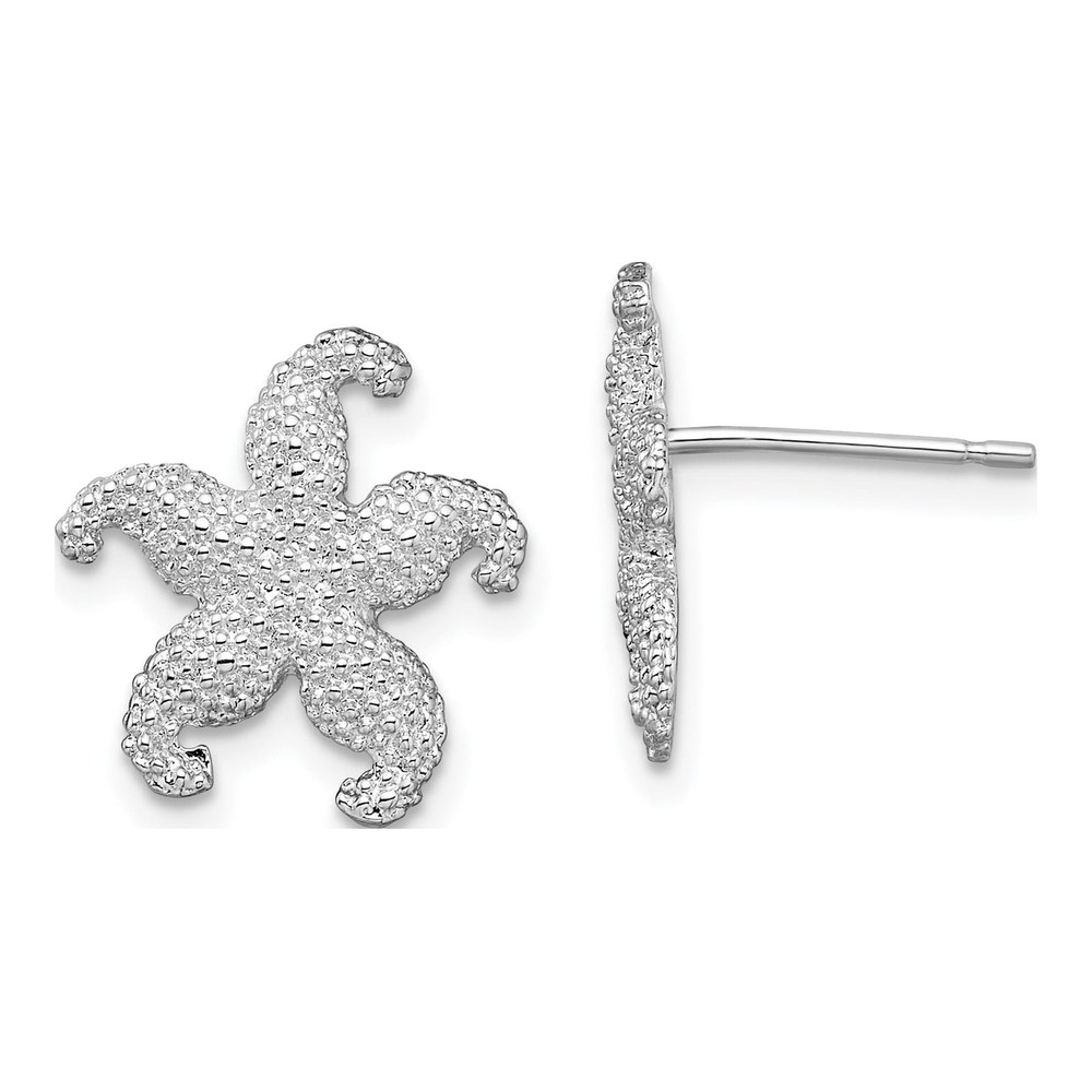 Sterling Silver Starfish Stud Earrings