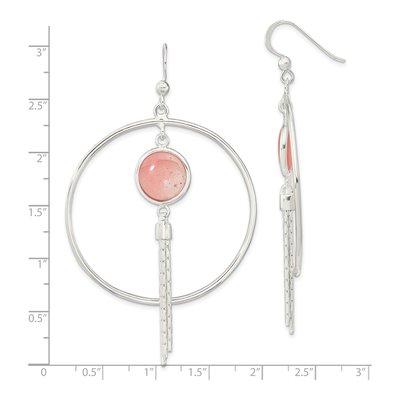Sterling Silver Agate Dangle Earrings – view 5