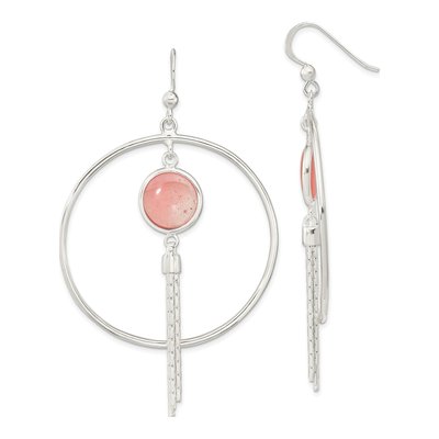 Sterling Silver Agate Dangle Earrings