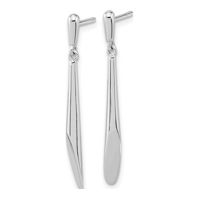 Sterling Silver Bar Dangle Earrings – view 3