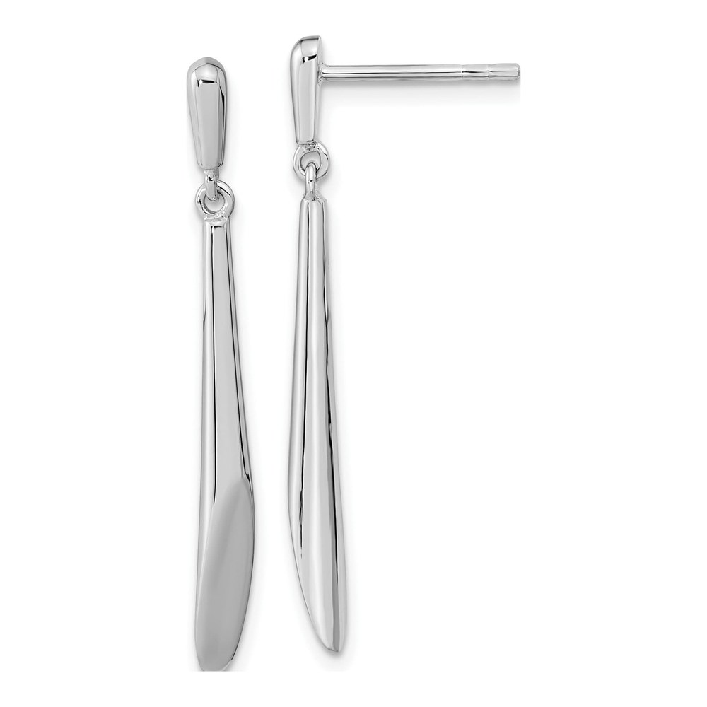 Sterling Silver Bar Dangle Earrings