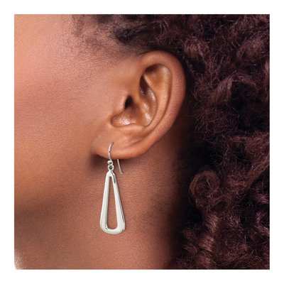 Sterling Silver Teardrop Dangle Earrings – view 4